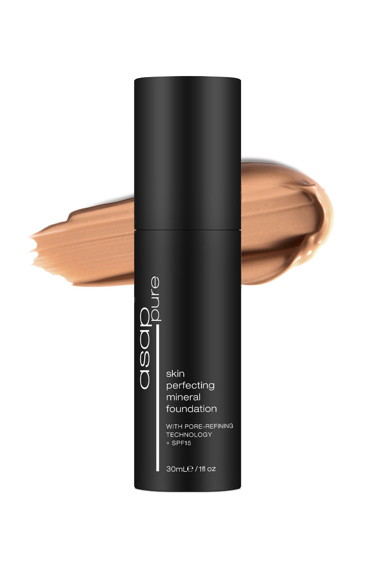 asap skin perfecting mineral foundation pure four